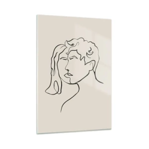 Obraz na skle - A bola jednota - 50x70 cm