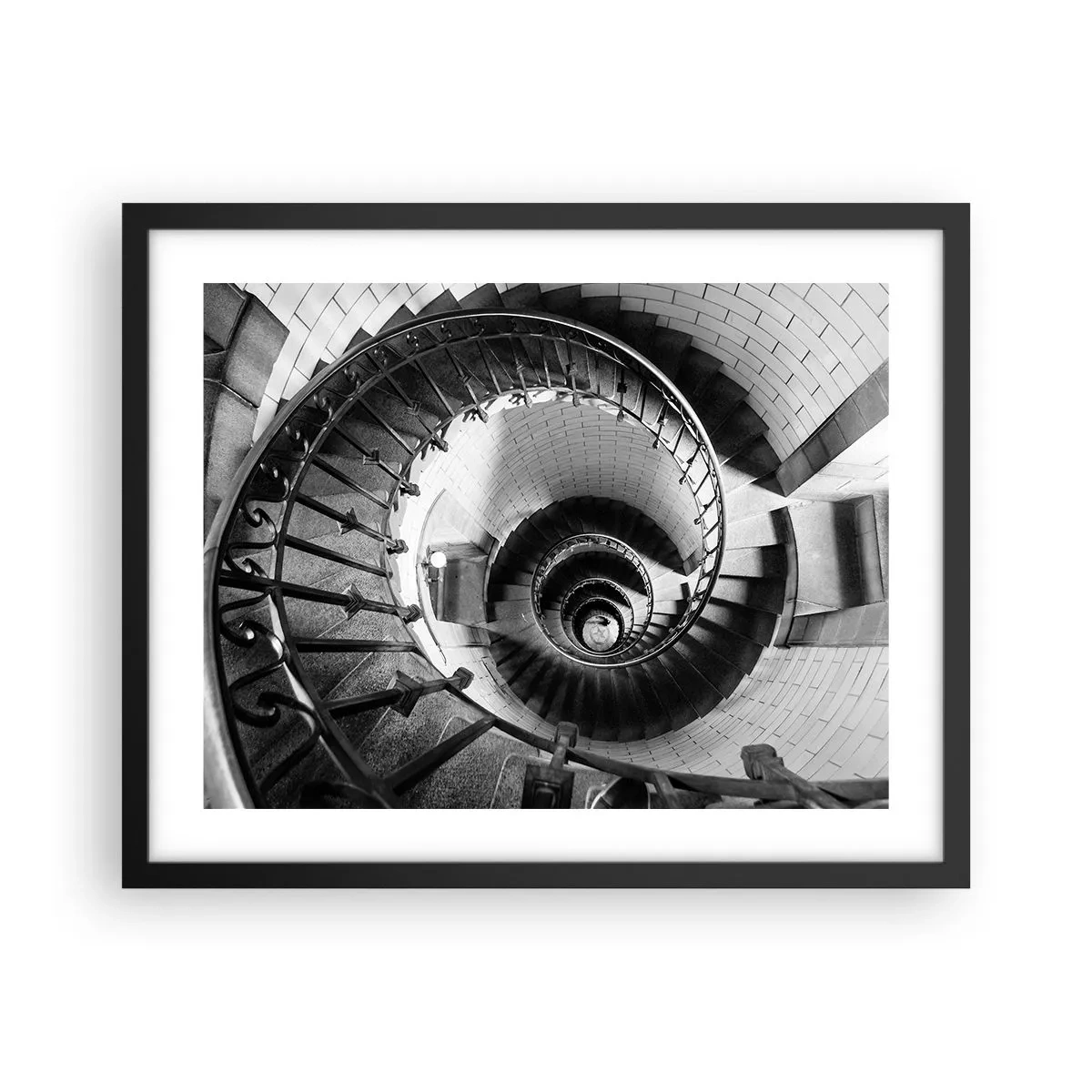Plagát v čiernom ráme - Len vyššie a vyššie - 50x40 cm