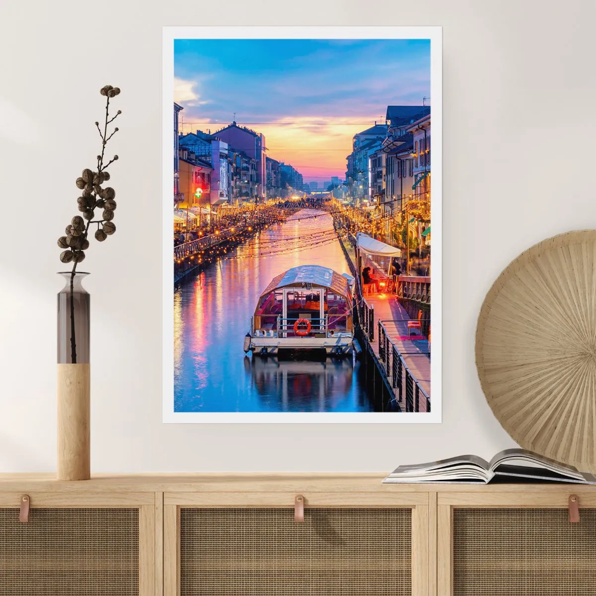 Plagát - Večer plný svetla a zábavy - 70x100 cm