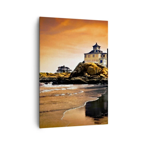 Obraz na plátne - Elegancia západného pobrežia - 70x100 cm