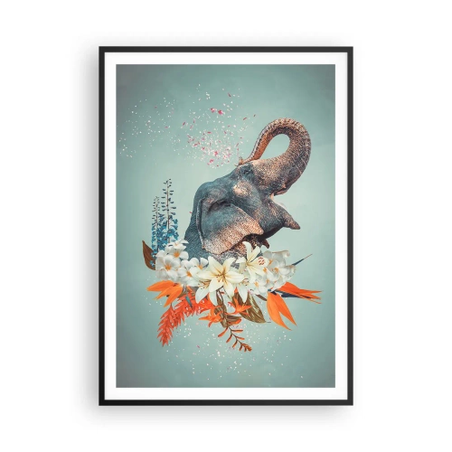 Plagát v čiernom ráme - Rev radosti - 70x100 cm
