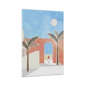 Obraz na skle - Arabský deň - 70x100 cm