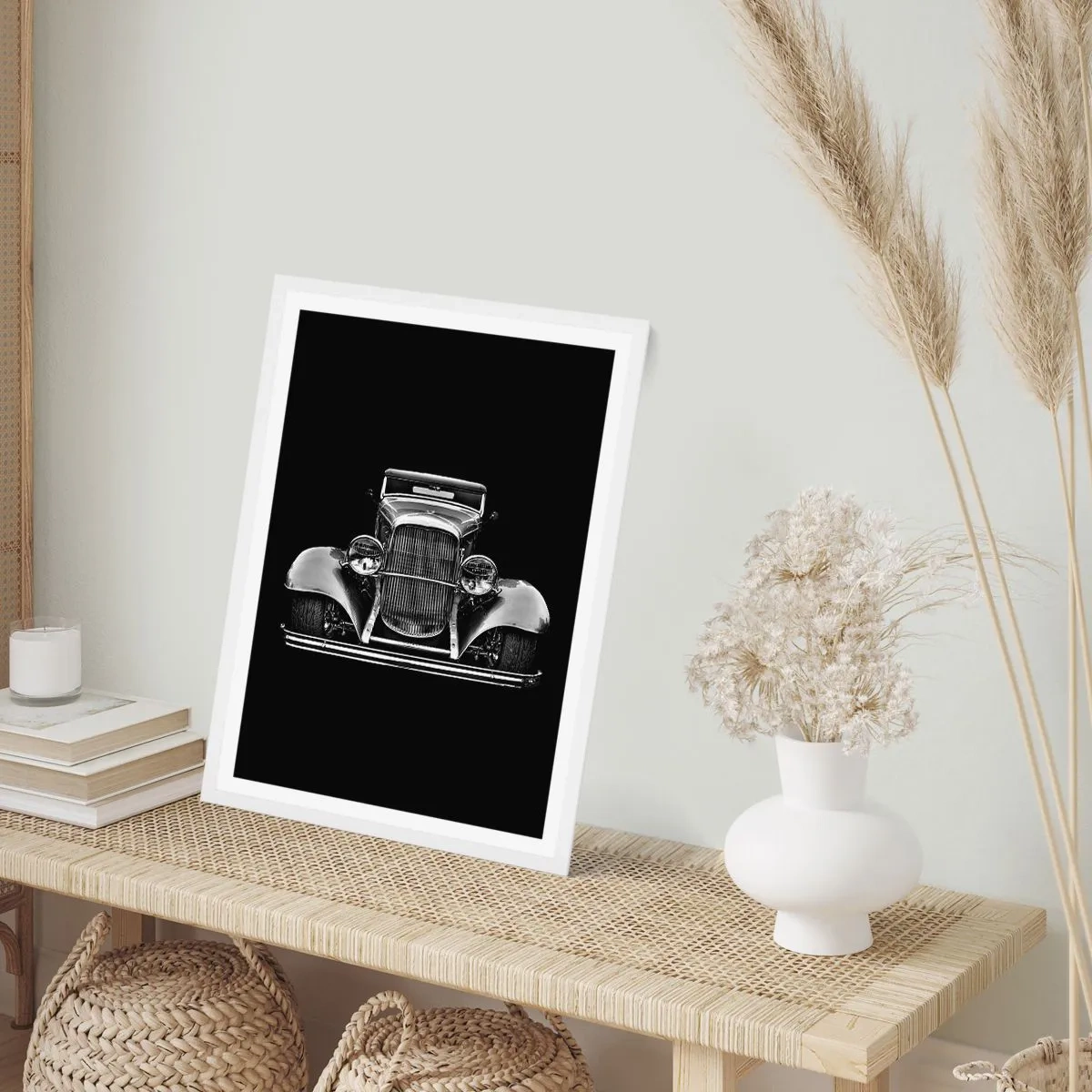 Plagát v bielom ráme - Naozajstný gentleman - 70x100 cm