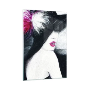 Obraz na skle - Vždy tajomstvo - 80x120 cm