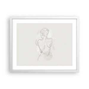 Plagát v bielom ráme - Ako citlivý nástroj - 50x40 cm