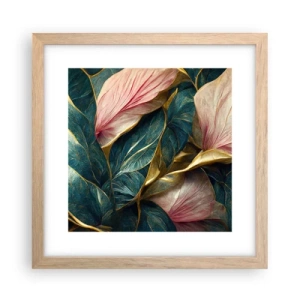 Plagát v ráme zo svetlého duba - Prirodzená elegancia a štýl - 30x30 cm