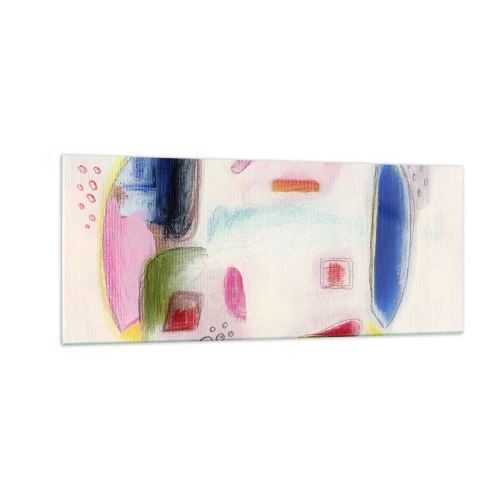 Obraz na skle - Viac konvexné ako konkávne alebo ploché - 100x40 cm