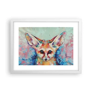 Plagát v bielom ráme - Ste na mňa pripravení? - 40x30 cm