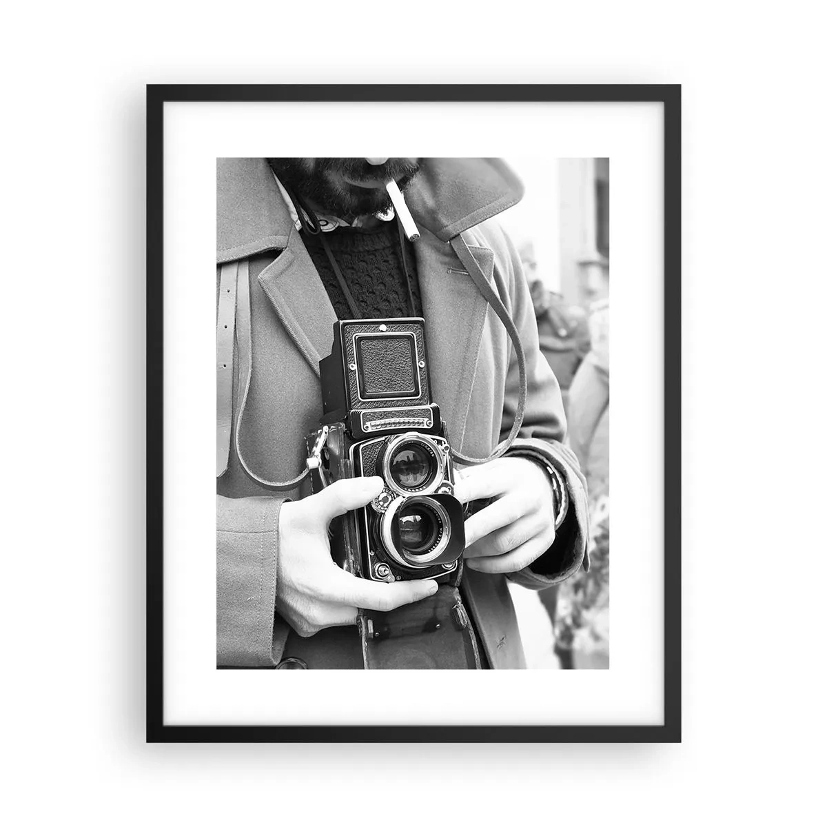 Plagát v čiernom ráme - V retro štýle - 40x50 cm