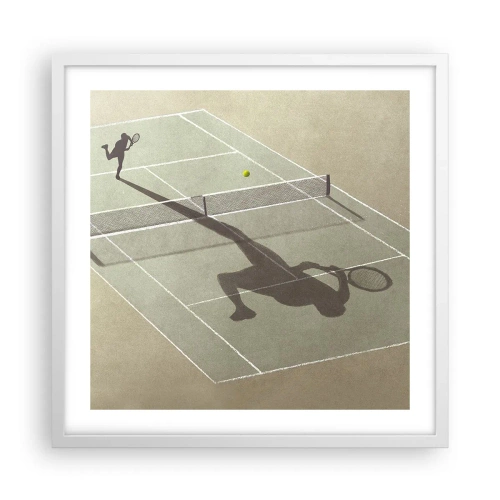 Plagát v bielom ráme - Dobývanie samého seba - 50x50 cm