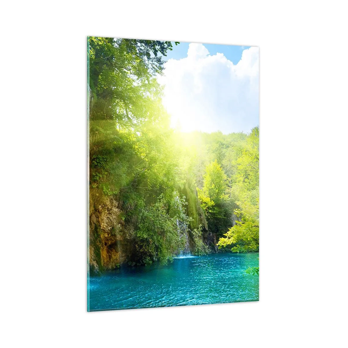 Obraz na skle - To musí byť Eden - 50x70 cm