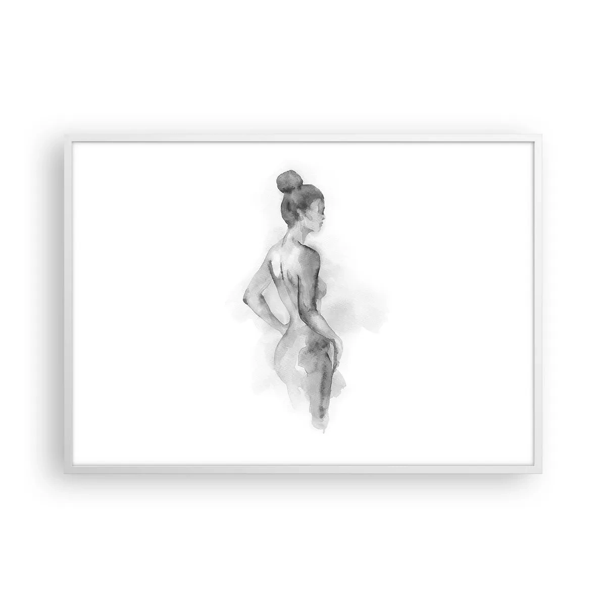 Plagát v bielom ráme - Krásne ako maľba - 100x70 cm