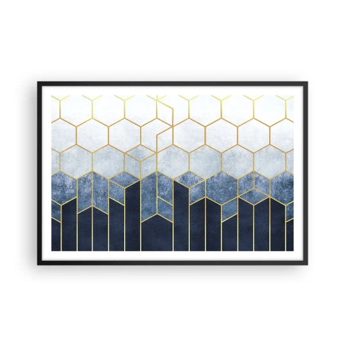 Plagát v čiernom ráme - Kompozícia v synkopickom rytme - 91x61 cm