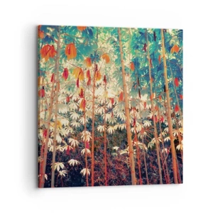Obraz na plátne - Tajný život listov - 70x70 cm