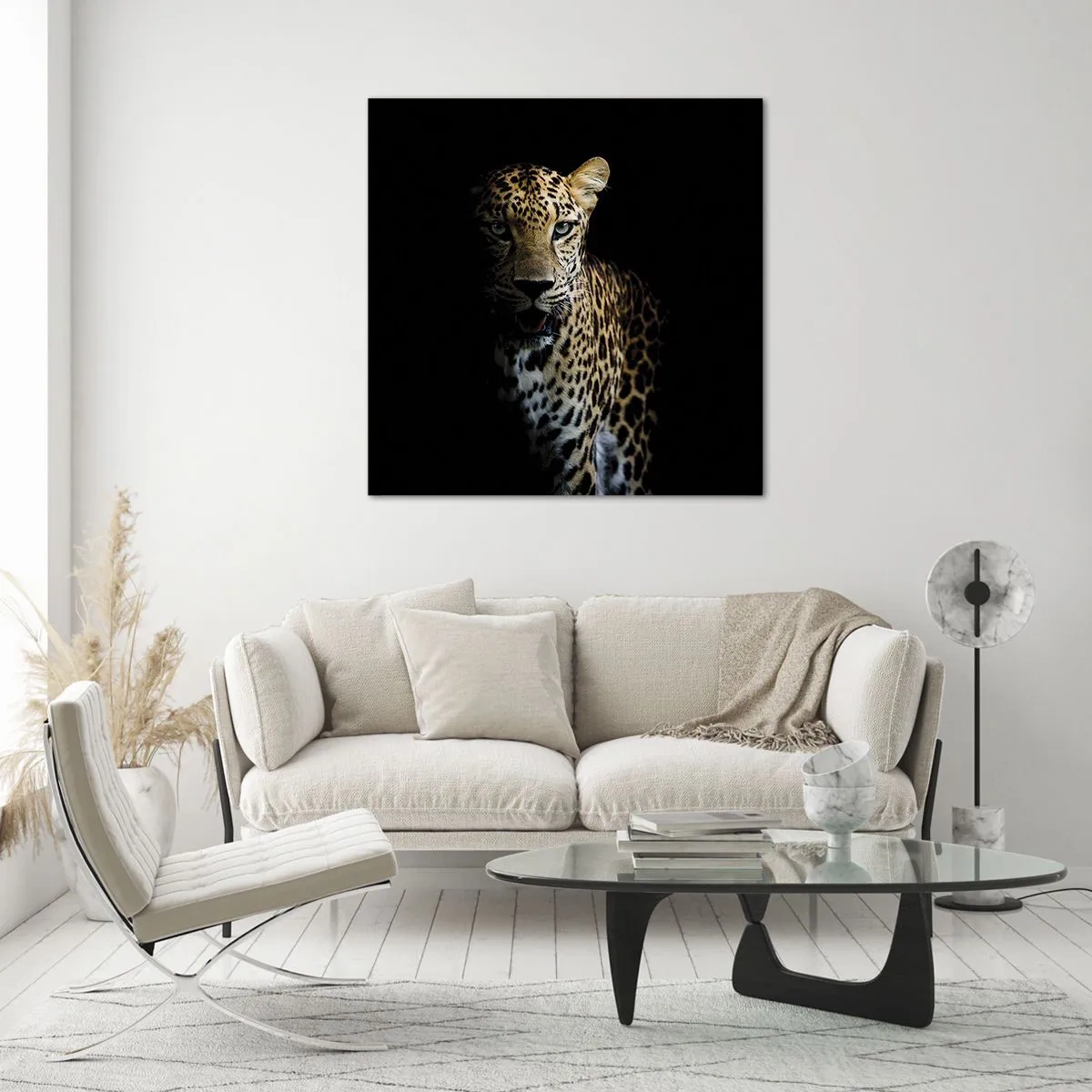 Obraz na skle - Temná krása - 50x50 cm