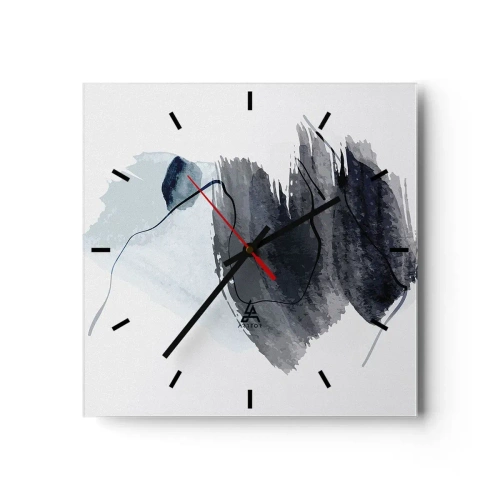 Nástenné hodiny - Intenzita a pohyb - 30x30 cm