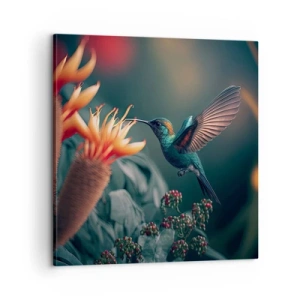 Obraz na plátne - Skutočne pestrý život - 60x60 cm