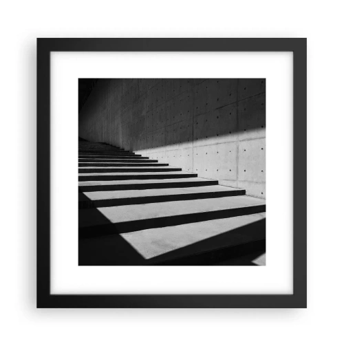 Plagát v čiernom ráme - Surová krása modernizmu - 30x30 cm