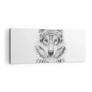 Obraz na plátne - Rodený vodca - 100x40 cm