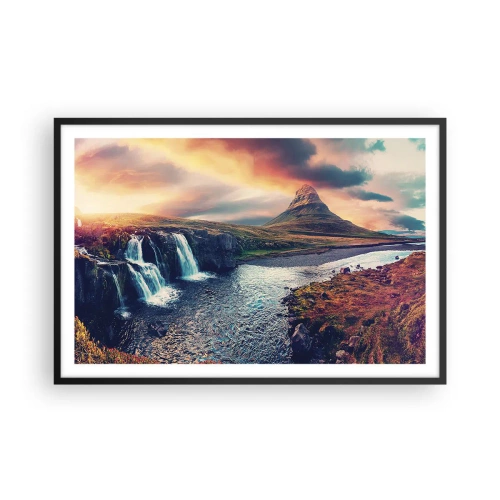 Plagát v čiernom ráme - V majestáte prírody - 91x61 cm