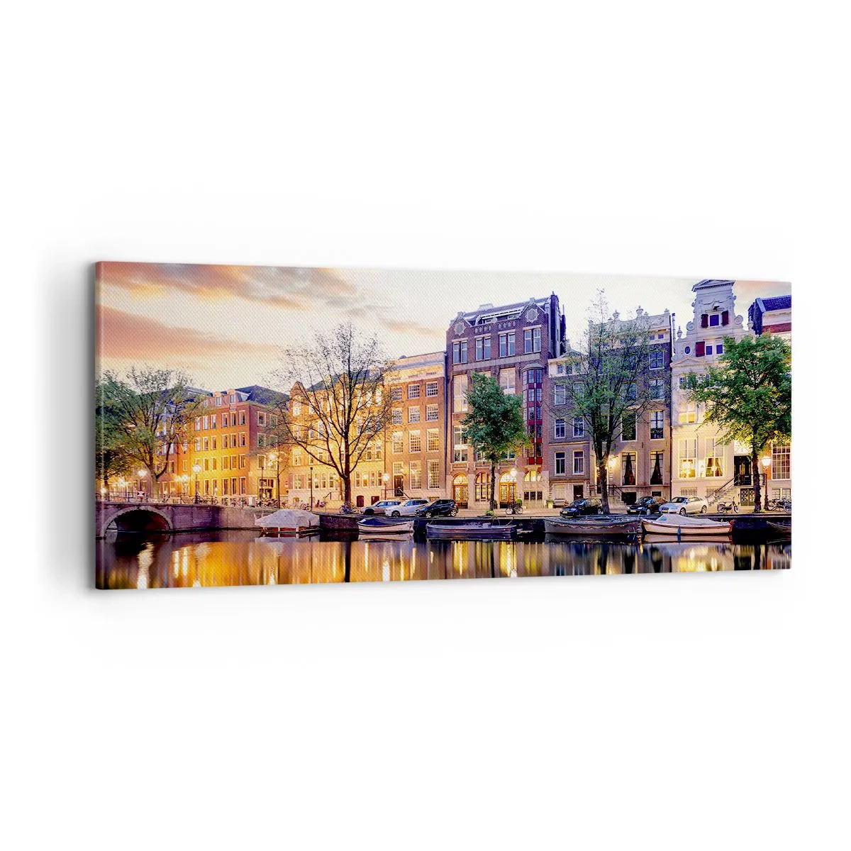 Obraz na plátne - Zdržanlivá a vyrovnaná holandská krása - 100x40 cm
