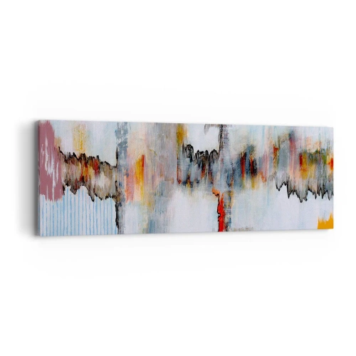 Obraz na plátne - Paličkou po vode - 90x30 cm