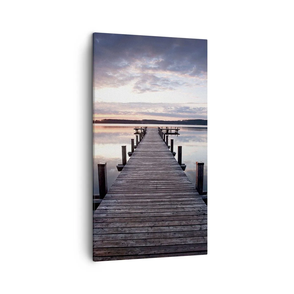 Obraz na plátne - Tichá hranica medzi dňom a nocou - 45x80 cm