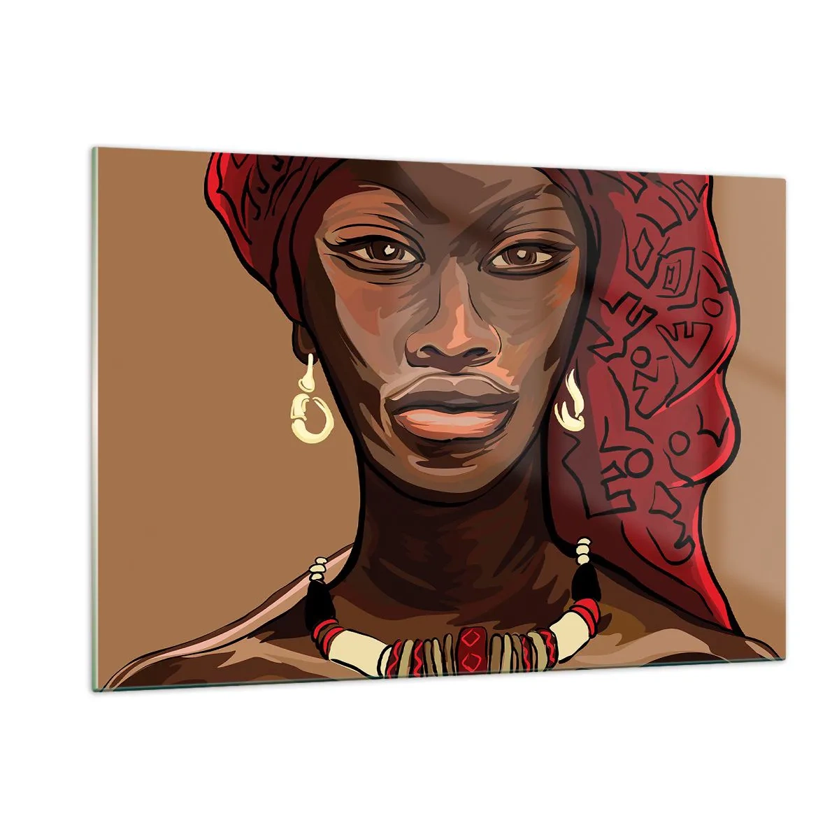 Obraz na skle - Ebenová Venuša - 120x80 cm