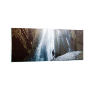 Obraz na skle - Obnovenie proporcie - 100x40 cm