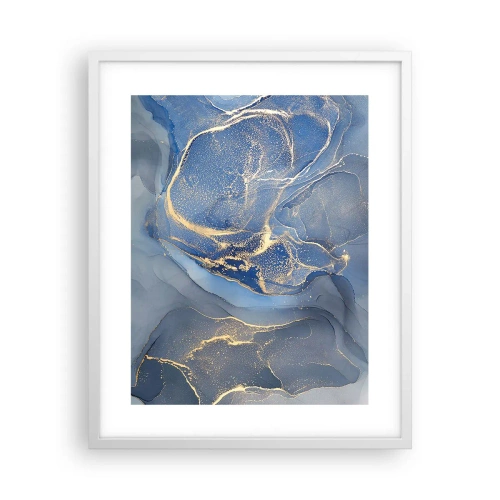 Plagát v bielom ráme - Zlatý prach - 40x50 cm