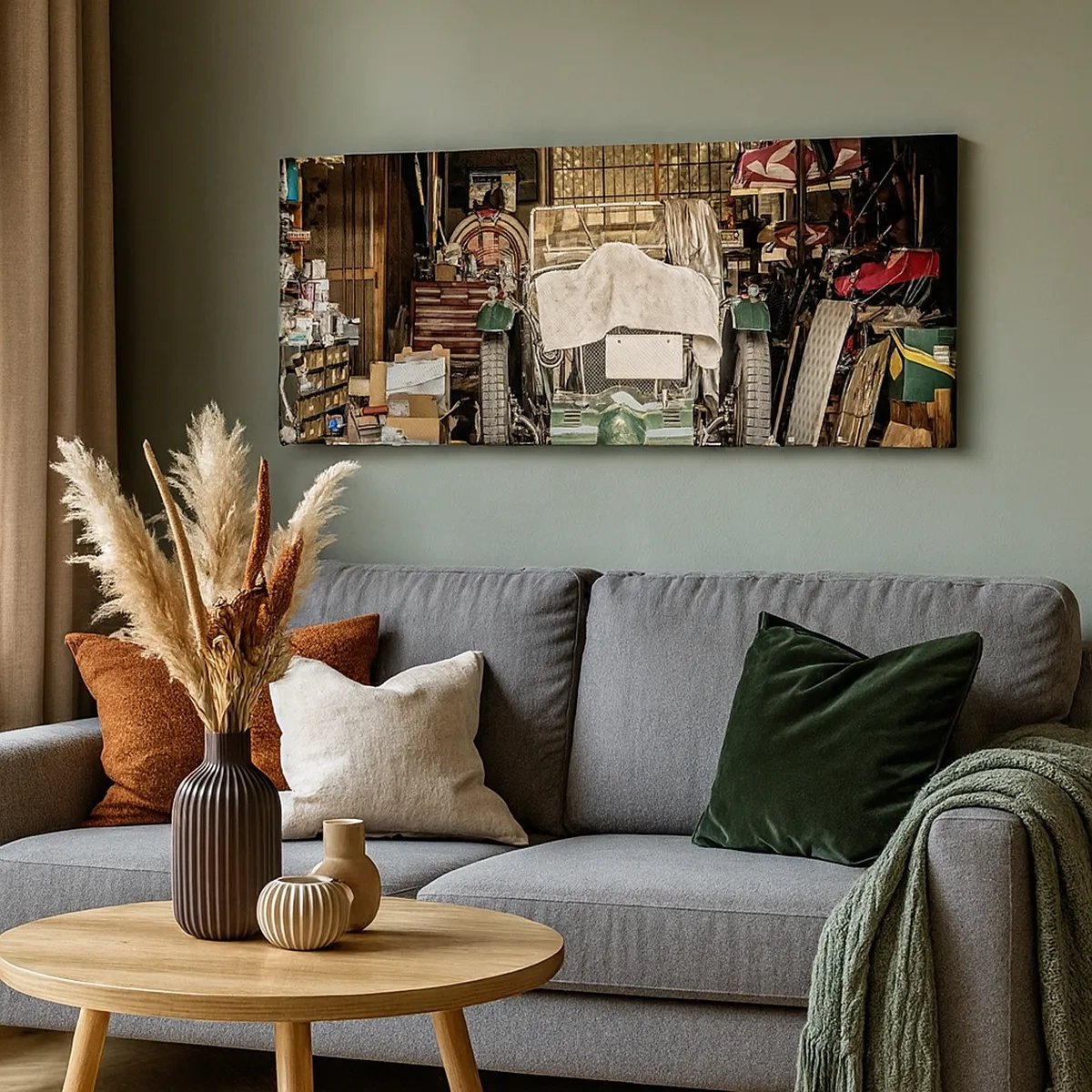 Obraz na plátne - Späť do minulosti - 30x30 cm