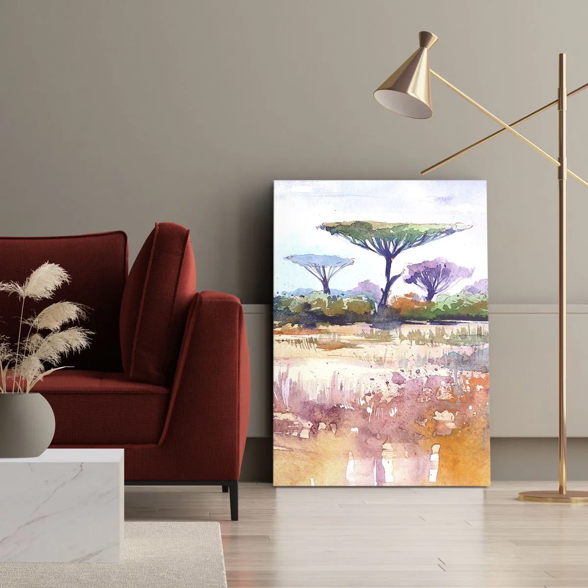 Obraz na plátne - Farby savany - 45x80 cm