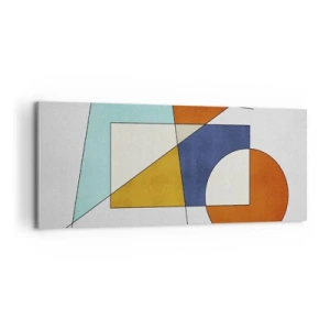 Obraz na plátne - Abstrakcia: modernistická zábava - 100x40 cm