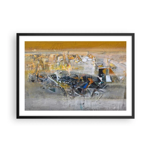 Plagát v čiernom ráme - Všetko sa podarí - 70x50 cm