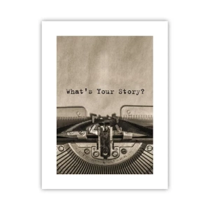 Plagát - Povedz mi - 30x40 cm