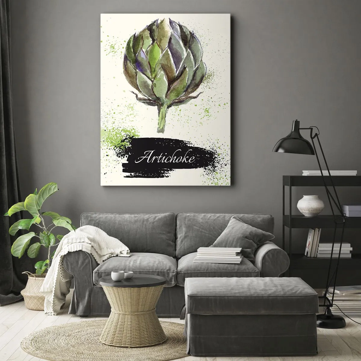 Obraz na plátne - Nech žije zelenina! - 50x70 cm