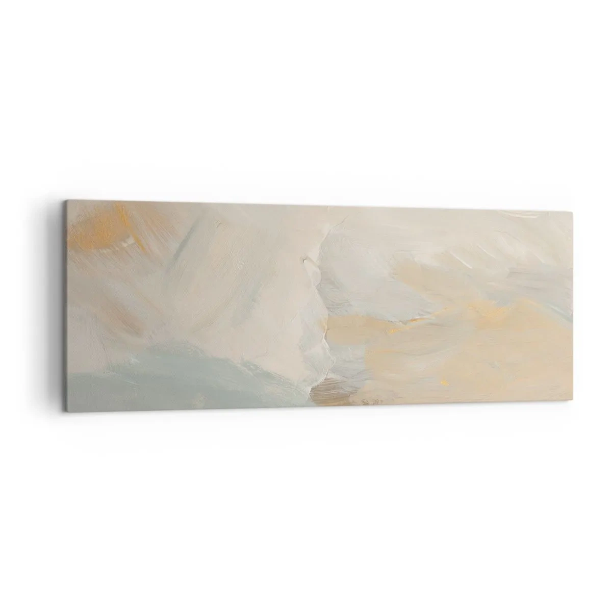 Obraz na plátne - Abstrakcia – krajina nehy - 140x50 cm
