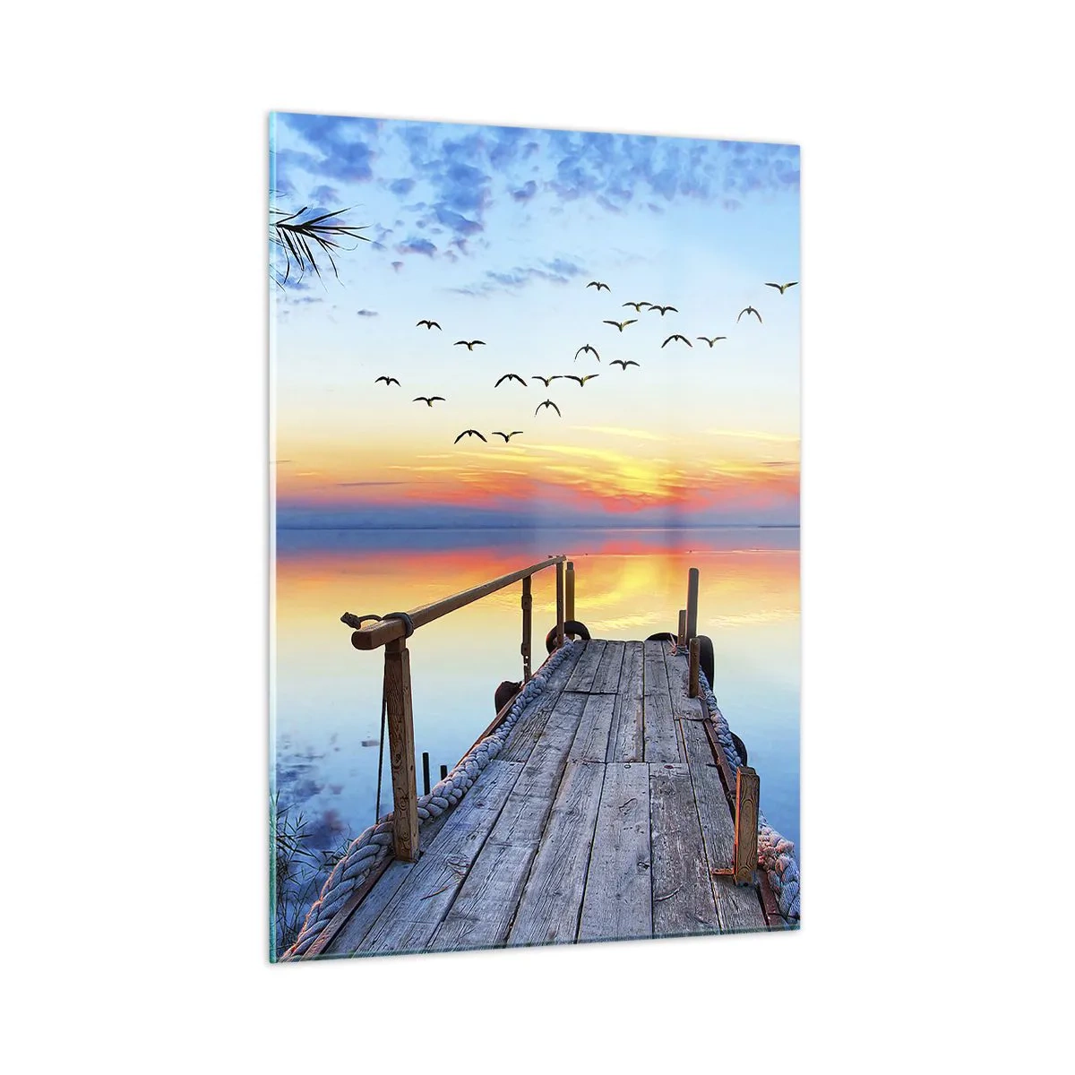Obraz na skle - Je čas isť späť… - 50x70 cm