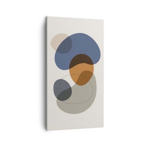 Obraz na plátne - Kvapky farieb - 45x80 cm