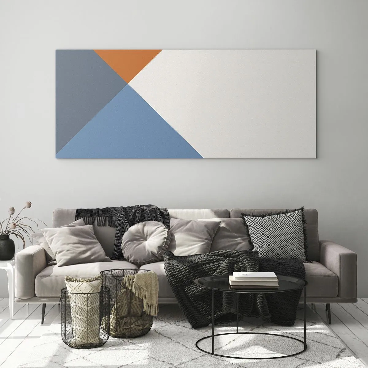 Obraz na skle - Pod uhlom… - 100x40 cm