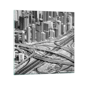 Obraz na skle - Dubaj – neskutočné mesto - 50x50 cm