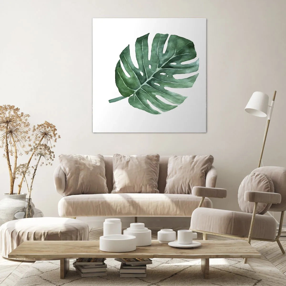 Obraz na plátne - Zelený koncept - 40x40 cm