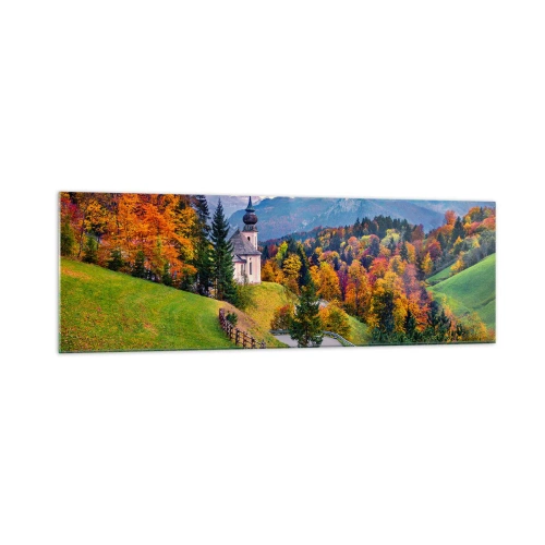 Obraz na skle - Úplne ideálna krajina - 160x50 cm