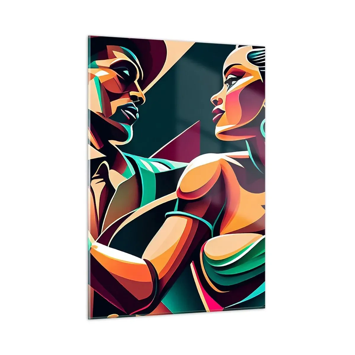 Obraz na skle - V rytme srdca - 50x70 cm