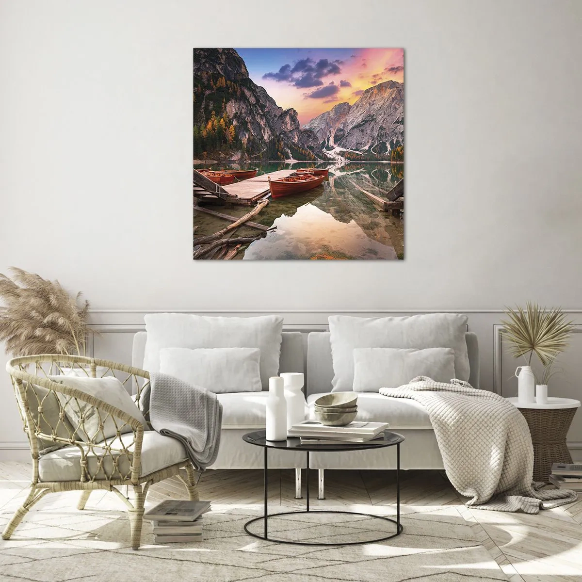 Obraz na skle - Sľub dňa - 70x70 cm