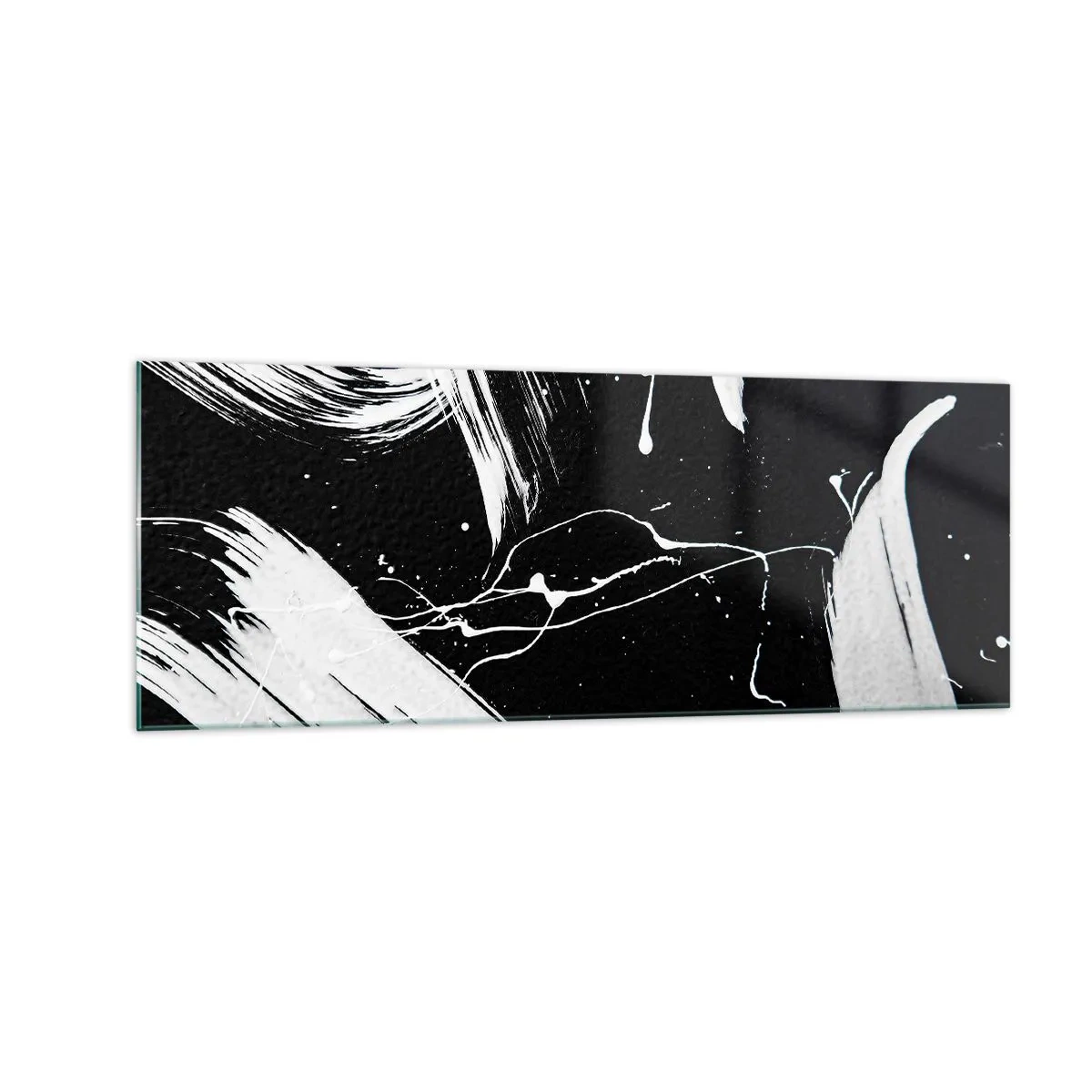 Obraz na skle - Prelomiť temnotu - 140x50 cm