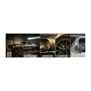 Vzorka fototapety Premium Canvas - Návrat do minulosti - Športové autá, Retro, klasické - 100x30 cm