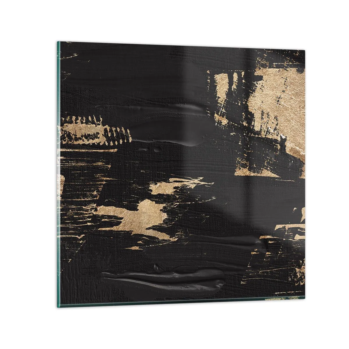 Obraz na skle - Stopa dotyku - 70x70 cm