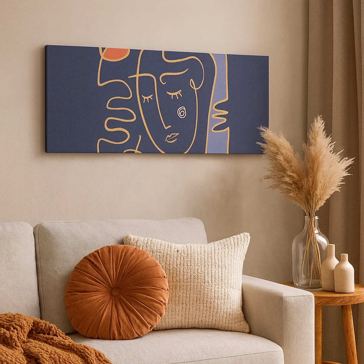 Obraz na plátne - V zádumčivosti - 30x30 cm