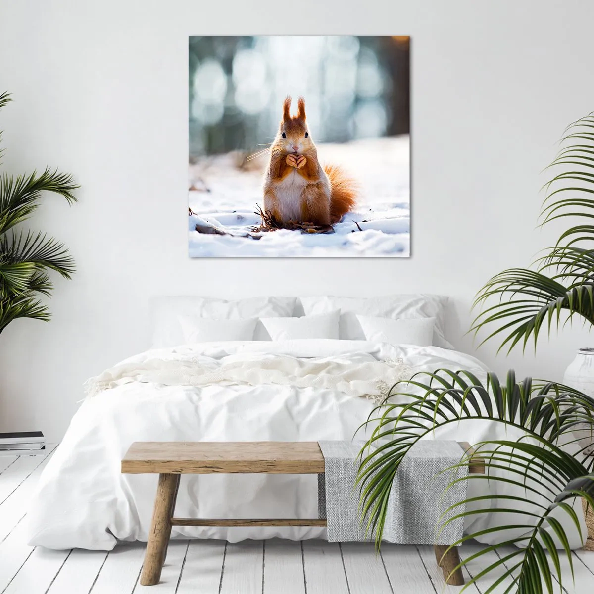 Obraz na plátne - Čo sa tak pozeráš? - 70x70 cm